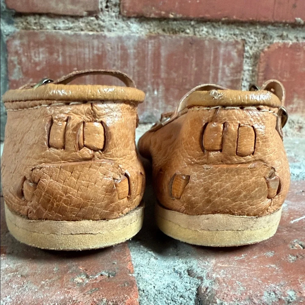 Kids handmade Polish Tan Leather Moccasins
